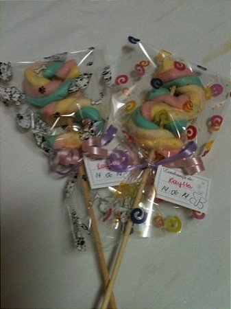 Palitinhos de marshmallow