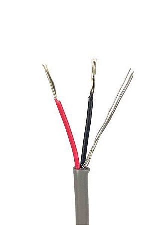 CABO DE AUDIO ANALOGICO BELDEN 2 X 22 AWG 9451 CINZA 305 MTS