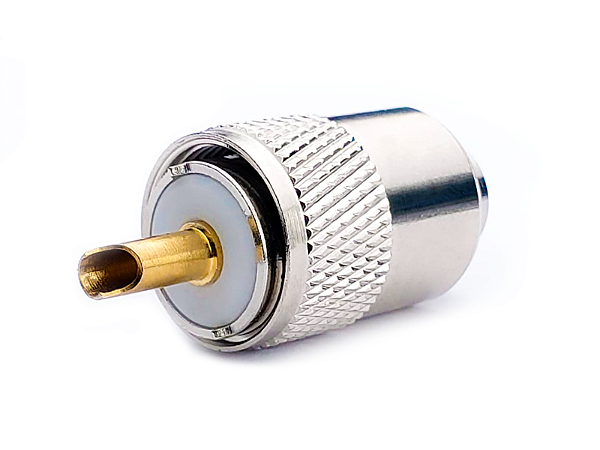 CONECTOR UHF MACHO SOLDA PARA CABO RG/RGC 213 COM REDUTOR PARA CABO RG 58