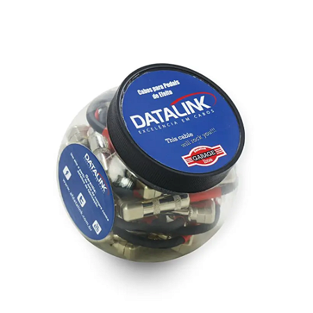 CABO PEDALEIRA 17 cm P10 90° x P10 90° PRETO GARAGE LINE