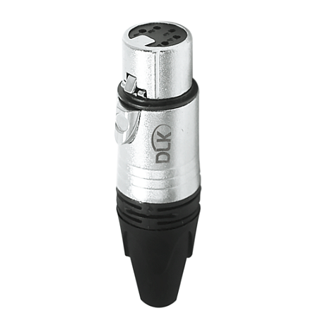 CONECTOR PARA SOM  XLR(F) 5 POLOS XLR FÊMEA