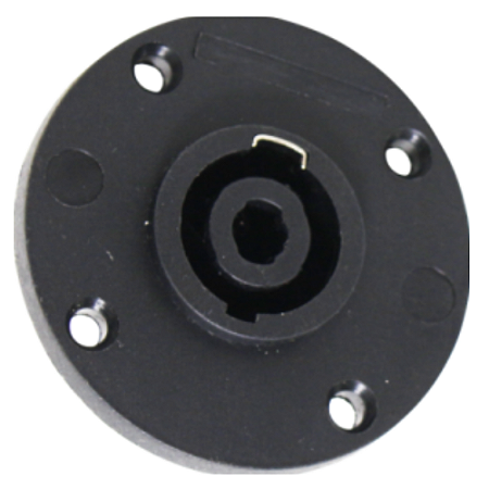 CONECTOR SPEAK(F) REDONDO 4 POLOS P/ CX ACÚSTICA