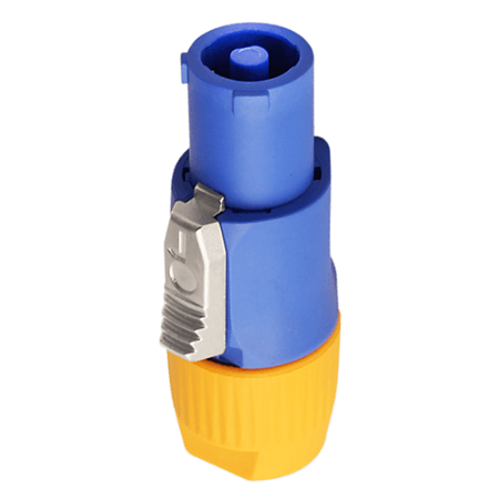 CONECTOR POWERCON EM LINHA  AZUL (IN)