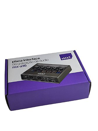 Placa de Interface de Gravação de Áudio MX-A16