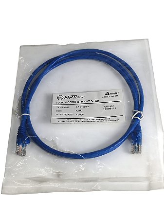 Patch Cord UTP Cat.5e CM 1,5M