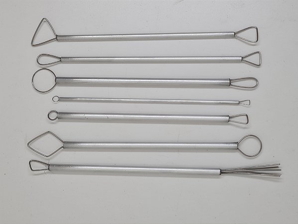 Kit Estecas De Metal Para Modelagem 2