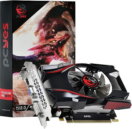 PLACA DE VÍDEO AMD RADEON HD 6570 2GB GDDR5 128BITS PCYES