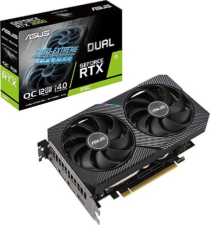 PLACA DE VÍDEO ASUS GEFORCE RTX 3060 OC 12GB GDDR6 192BITS