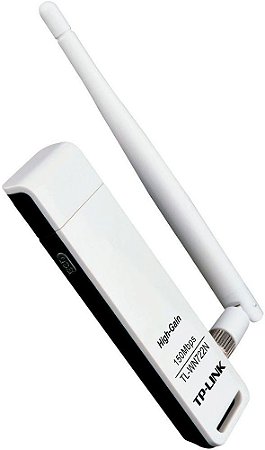 ADAPTADOR WIFI TP-LINK 150MBPS HIGH GAIN TL-WN722N