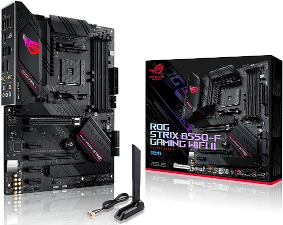 PLACA MÃE AMD ASUS ROG STRIX B550-F GAMING WIFI II DDR4 AM4