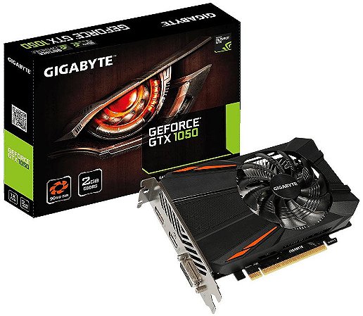 PLACA DE VÍDEO GIGABYTE GEFORCE GTX 1050 2GB GDDR5 128BITS