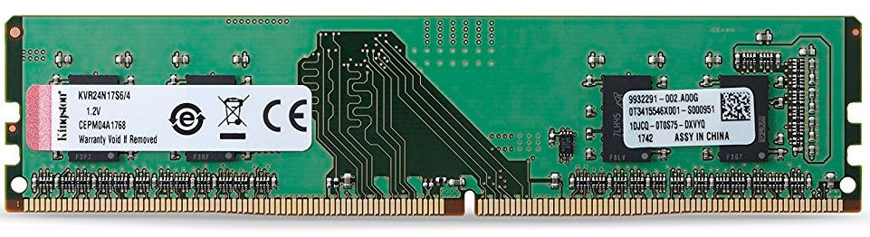 MEMÓRIA DESKTOP KINGSTON 4GB 2400MHZ DDR4