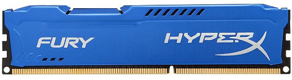 MEMÓRIA DESKTOP HYPERX FURY 8GB 1600MHZ DDR3