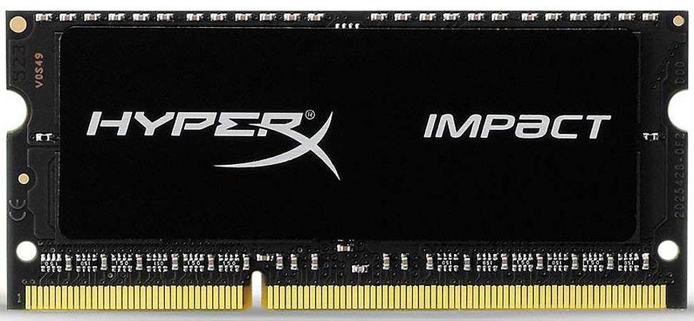 MEMÓRIA NOTEBOOK HYPERX IMPACT 8GB 1600MHZ DDR3L