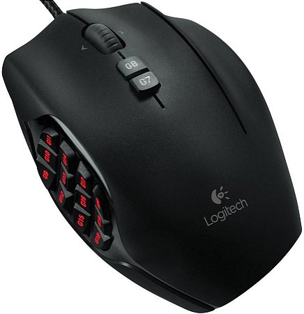 MOUSE GAMER LOGITECH G600 MMO 8200DPI