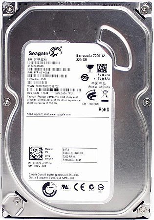 HD DESKTOP SEAGATE PIPELINE 320GB 5900RPM ST3320311CS