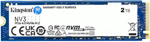 SSD NVME 2TB KINGSTON NV3 PCIE 4.0 SNV3S/2000G