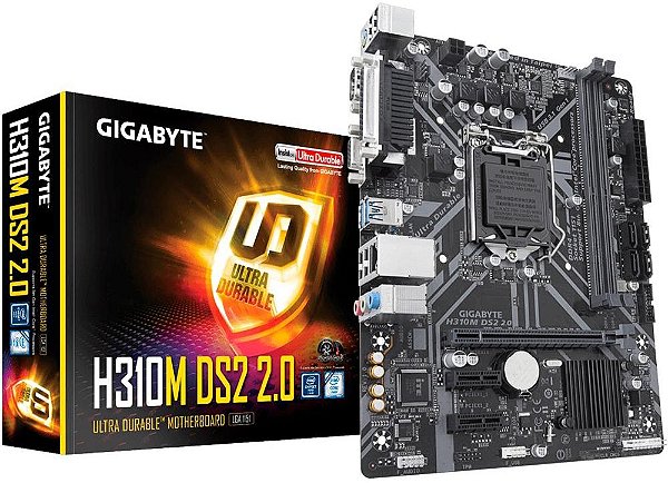 PLACA MÃE GIGABYTE H310M DS2 2.0 DDR4 LGA1151