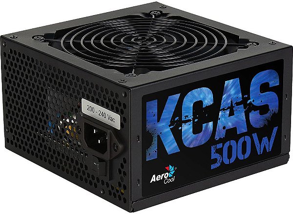 FONTE AEROCOOL 500W 80PLUS BRONZE KCAS-500W