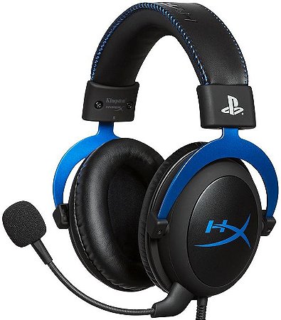 HEADSET HYPERX CLOUD BLUE PS4 GAMER HX-HSCLS-BL/AM