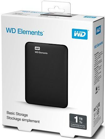 HD EXTERNO 1TB WD ELEMENTS USB 3.0 WDBUZG0010BBK