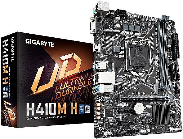 PLACA MÃE INTEL GIGABYTE H410M H DDR4 LGA1200