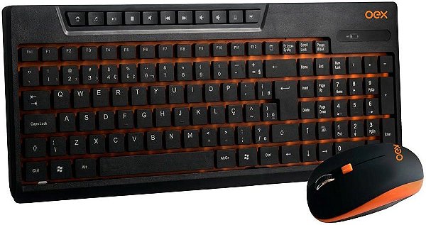 KIT TECLADO E MOUSE OEX SUNSET SEM FIO TM402