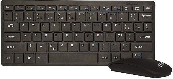 KIT TECLADO E MOUSE NEWLINK ULTRA SLIM SEM FIO CK104