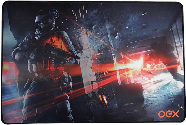 MOUSEPAD OEX BATTLE MP301 500X330MM