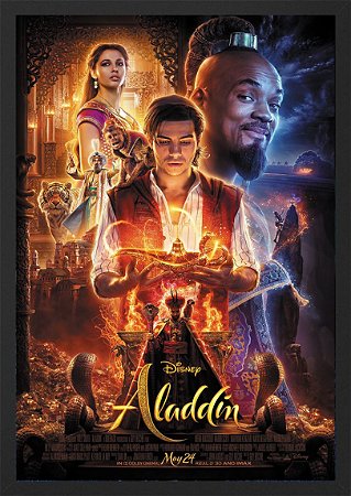 Quadro Poster Aladdin - Filme