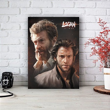 Quadro/Placa Decorativa Logan (Wolverine) - X-men