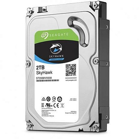 Disco Rígido (HD) - 2TB - Seagate SkyHawk (p/ CFTV)