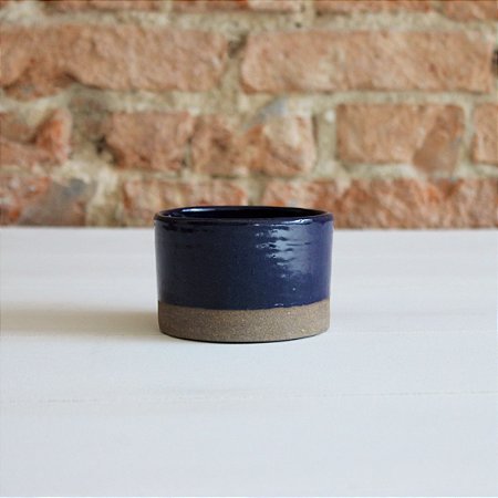 Pote Cerâmica Azul P