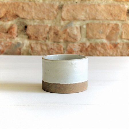 Pote Cerâmica Branco P