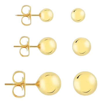 Trio Bolinha Banhado a Ouro