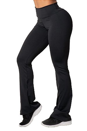 Kit 4 Calças Flare Bailarina Boca De Sino Em Suplex -  WOLFOX