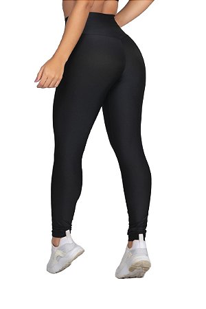 Kit 2 Calças Legging Básica Tecido Ultra Grossa Power Cos Alta Confortável - WOLFOX