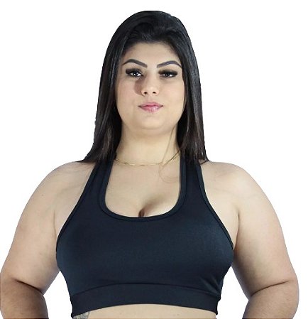 Kit 4 Tops Nadador Cropped Plus Size Em Suplex Poliester G1 G2 G3 G4 - WOLFOX