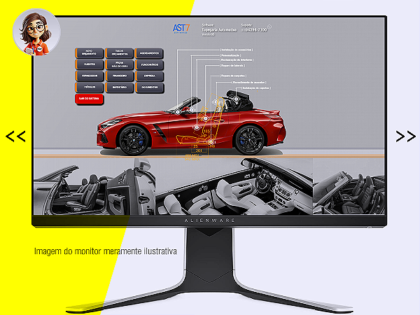 Licença de Software para Oficina de Tapeçaria Automotiva
