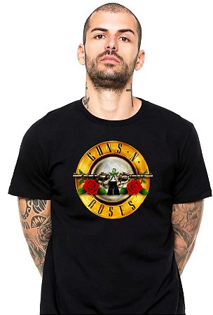 Camiseta Guns N Roses Preta