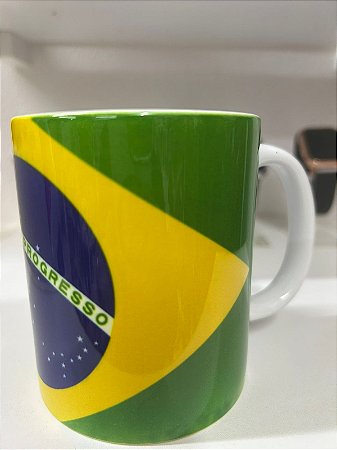 Caneca Porcelana Brasil