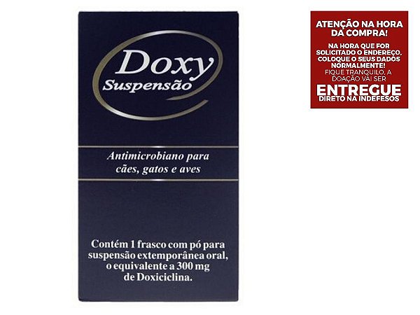 Doxy Suspensão Cepav 300mg