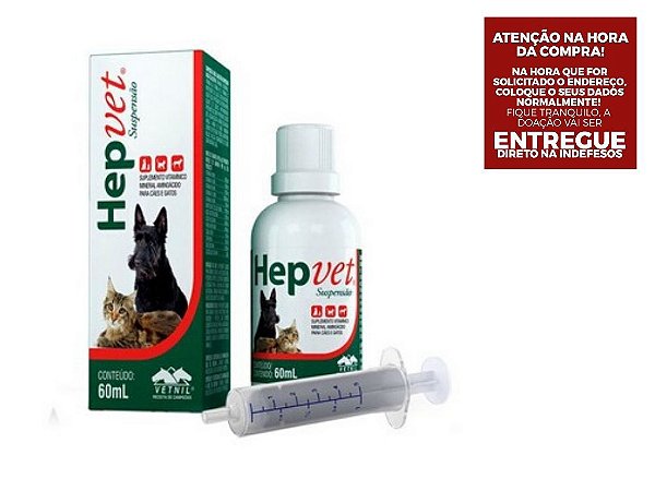 Hepvet Suspensão Vetnil 60ml