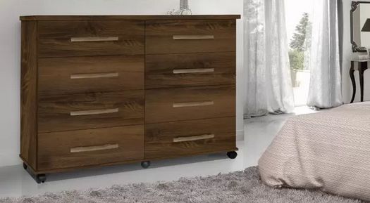 Cômoda Max com 8 gavetas