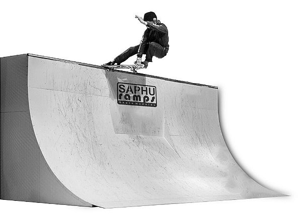 OBSTÁCULO WALLRIDE 1.90 RAMPA DE SKATE DE PAREDE SAPHU RAMPS