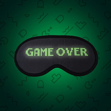 Máscara de dormir Game over