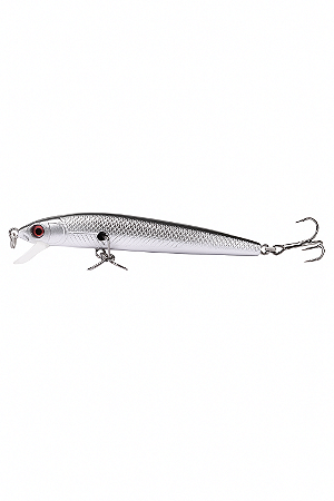 Isca Artificial Reflexo Prateado Meia Agua 12cm / 11g