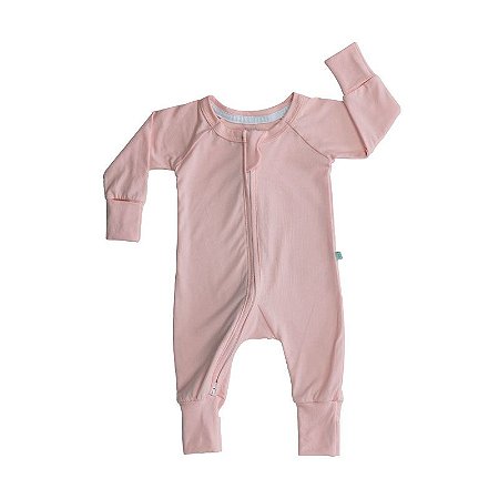 Macacão Longo BioBaby Bebê Rosa