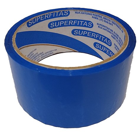 5Un Fita Adesiva Colorida Azul 45x40  - Superfitas