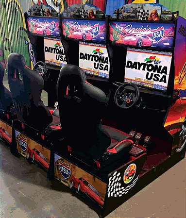 Cockpit Simulador de Corrida Triplo | 60 jogos